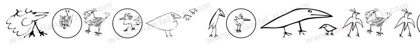 Birds ofparadise PersonaluseAston字体转换
